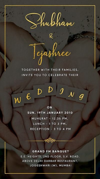 Vows Together – Wedding Invite